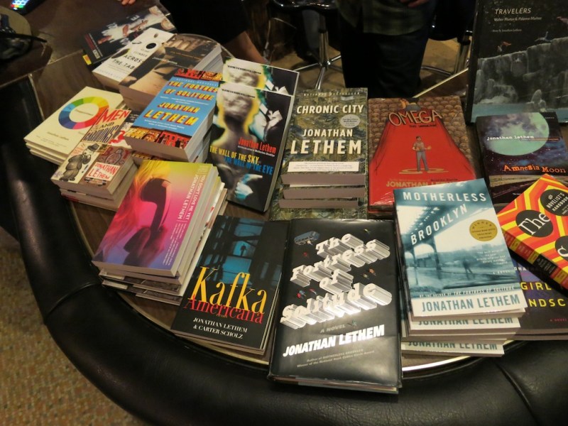 Lethem book table